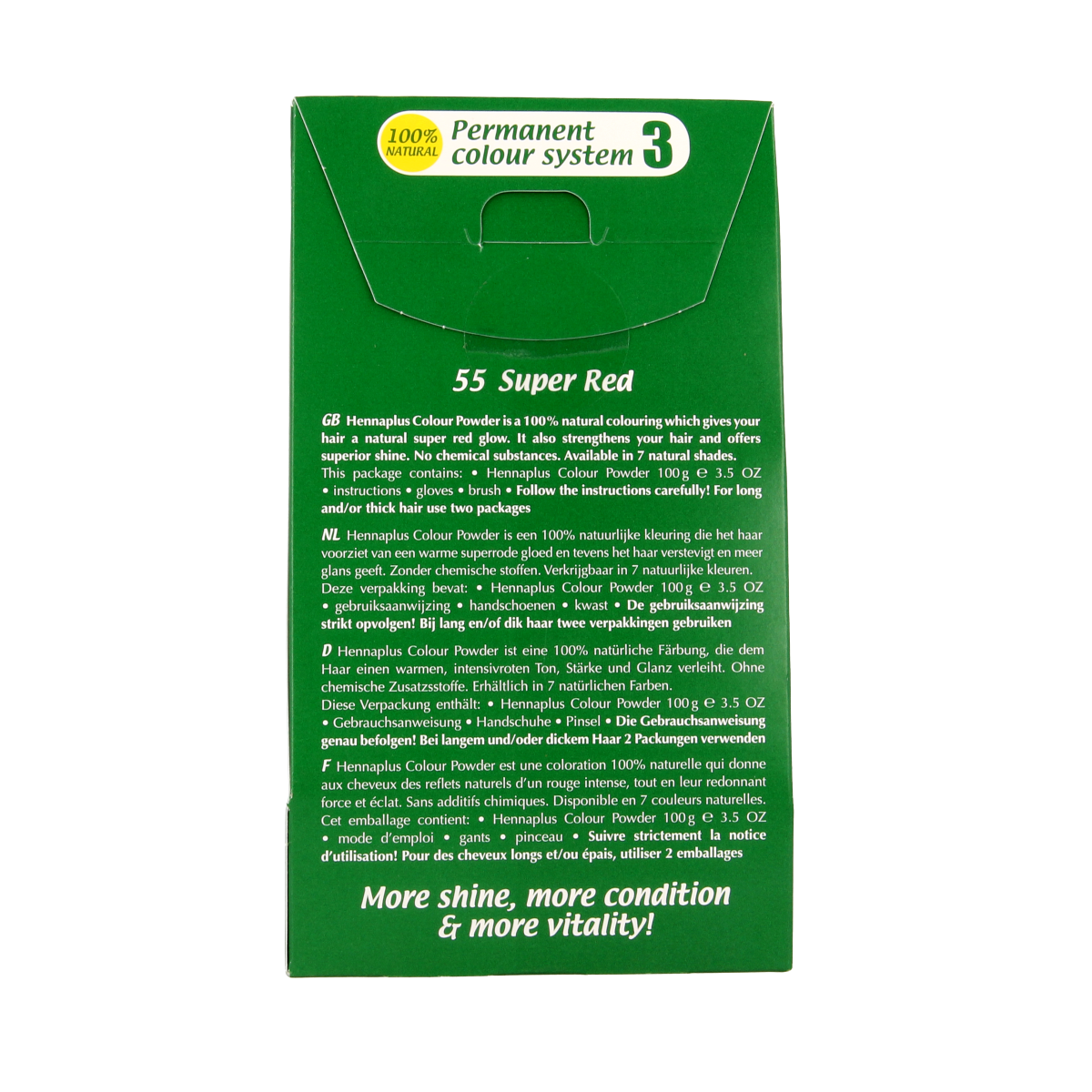Henna Plus Colour powder 55 super red 100.00 Gram