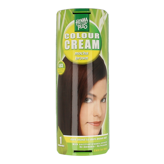 Henna Plus Colour cream 4.03 mocha brown 60.00 Milliliter