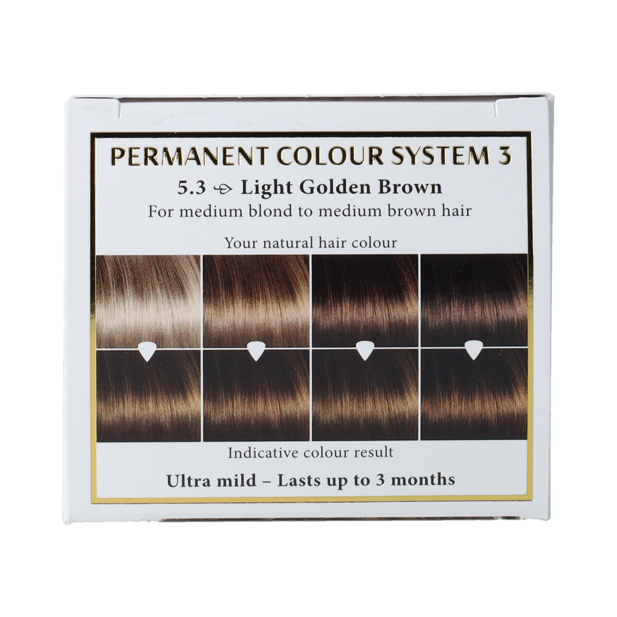 Hairwonder Long lasting colour 5.3 golden brown 100.00 Milliliter