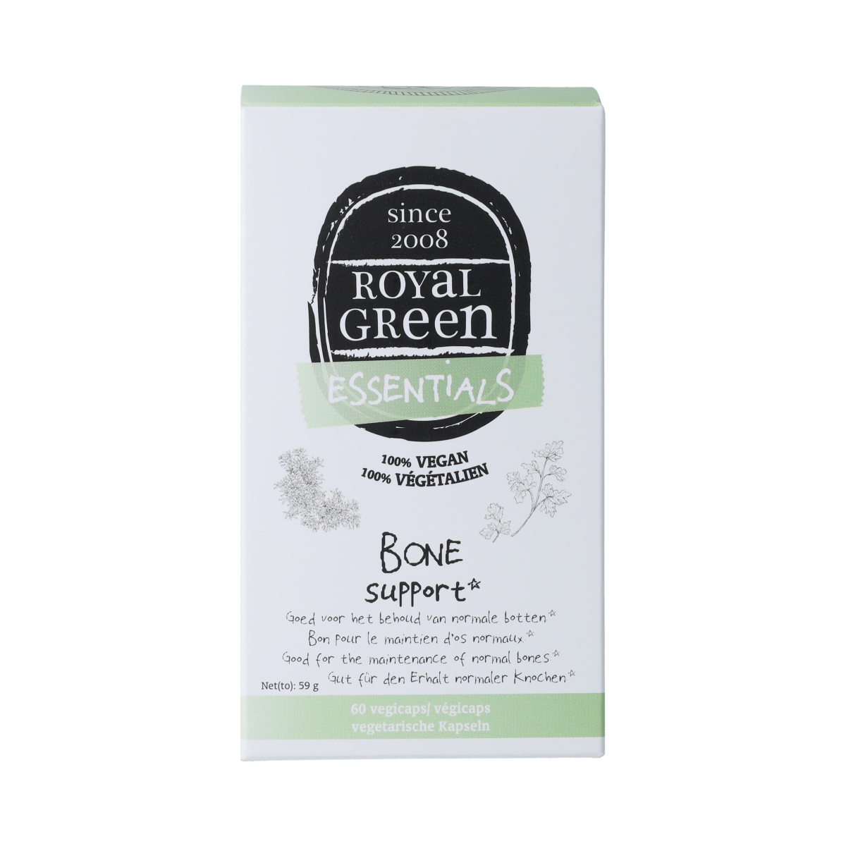 Royal Green Bone Support 60.00 Vegetarische capsules