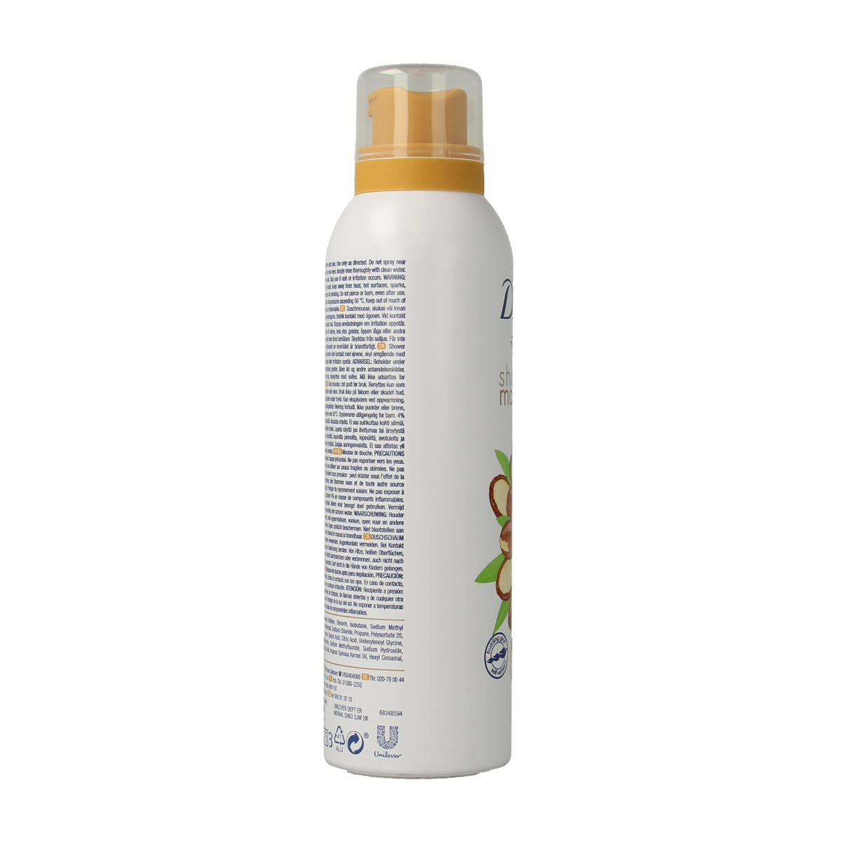 Dove Shower mousse argan oil 200.00 Milliliter