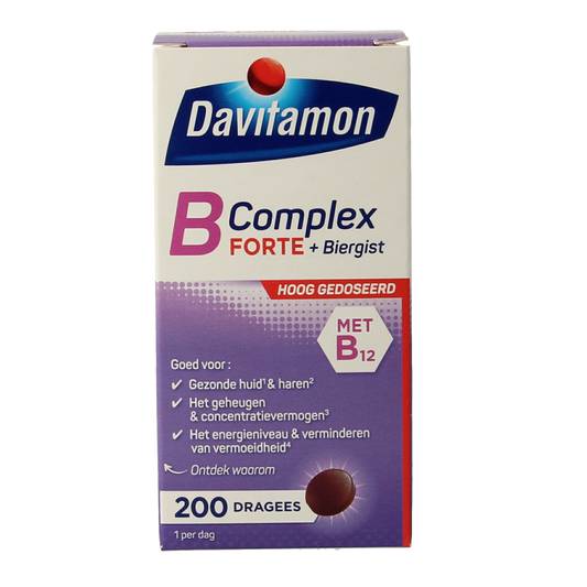 Davitamon Vitamine B complex forte 200.00 Dragees