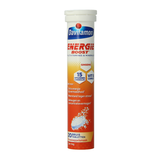 Davitamon Energie boost ginseng 20 Bruistabletten