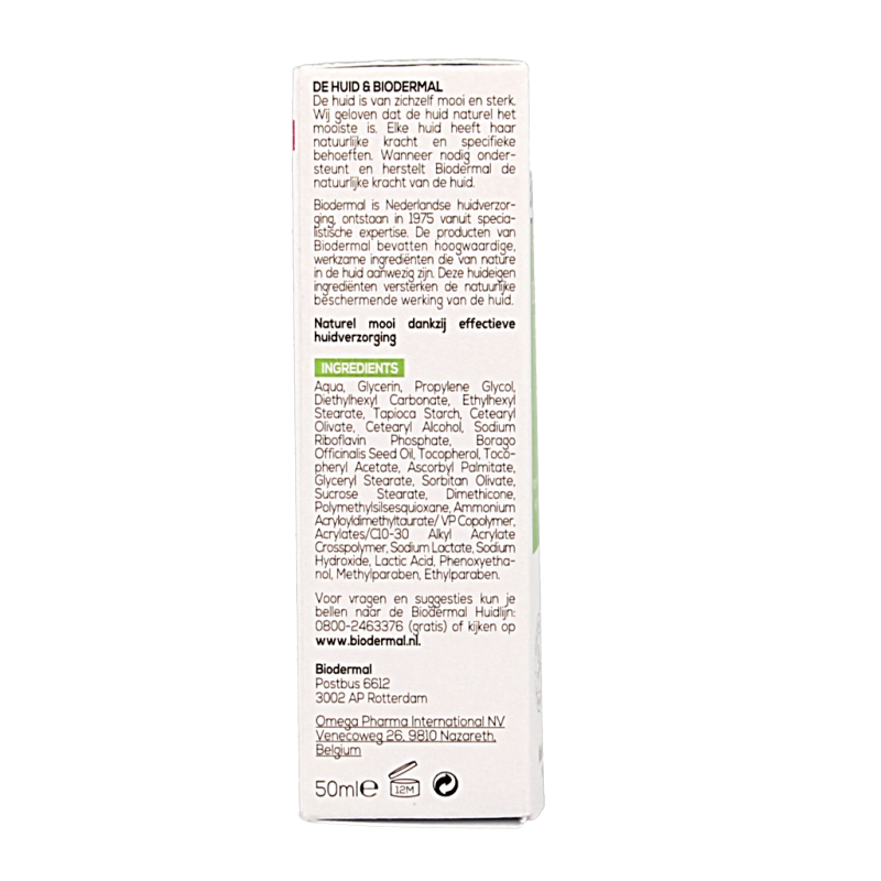 Biodermal Vet & gemengde huid creme 50 Milliliter