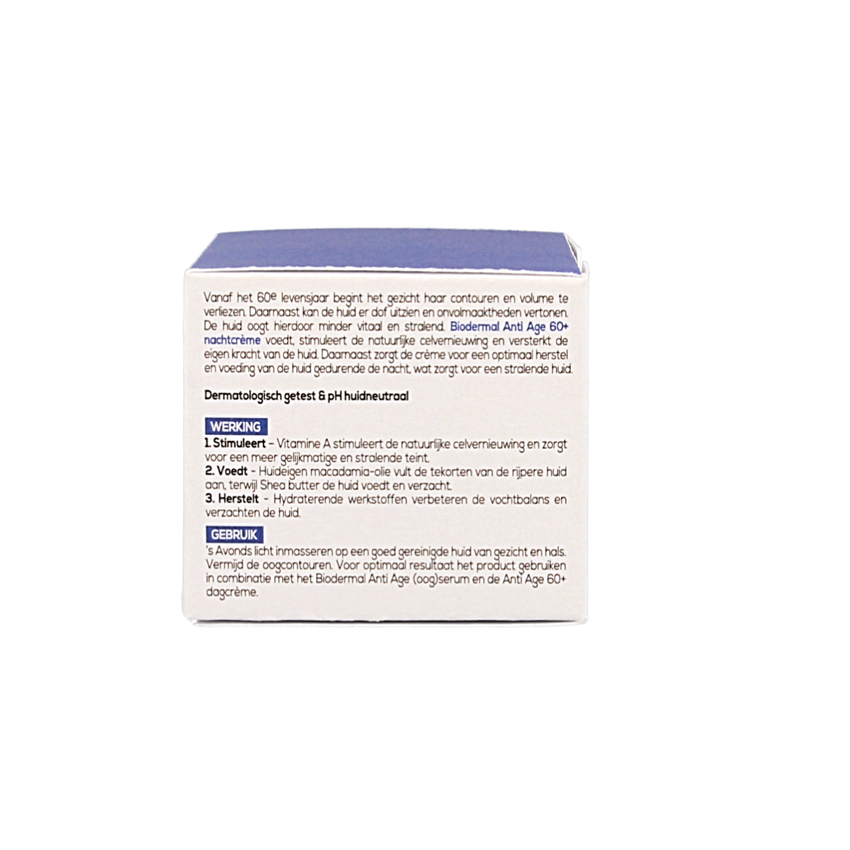 Biodermal Nachtcreme anti-age 60+ 50.00 Milliliter