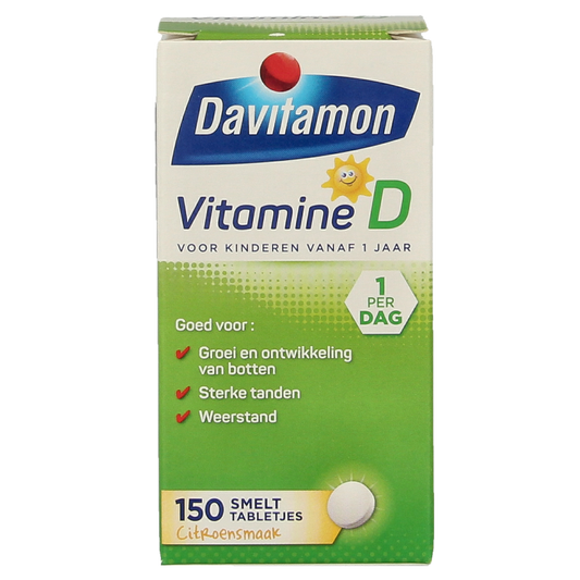 Davitamon Vitamine D kind smelttablet 150 Tabletten