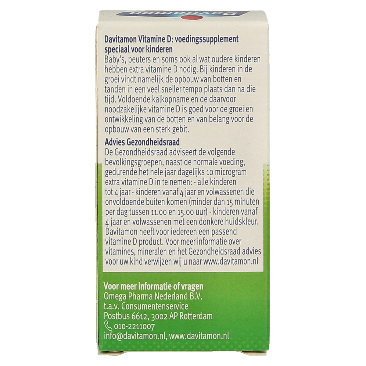 Davitamon Vitamine D kind smelttablet 150.00 Tabletten