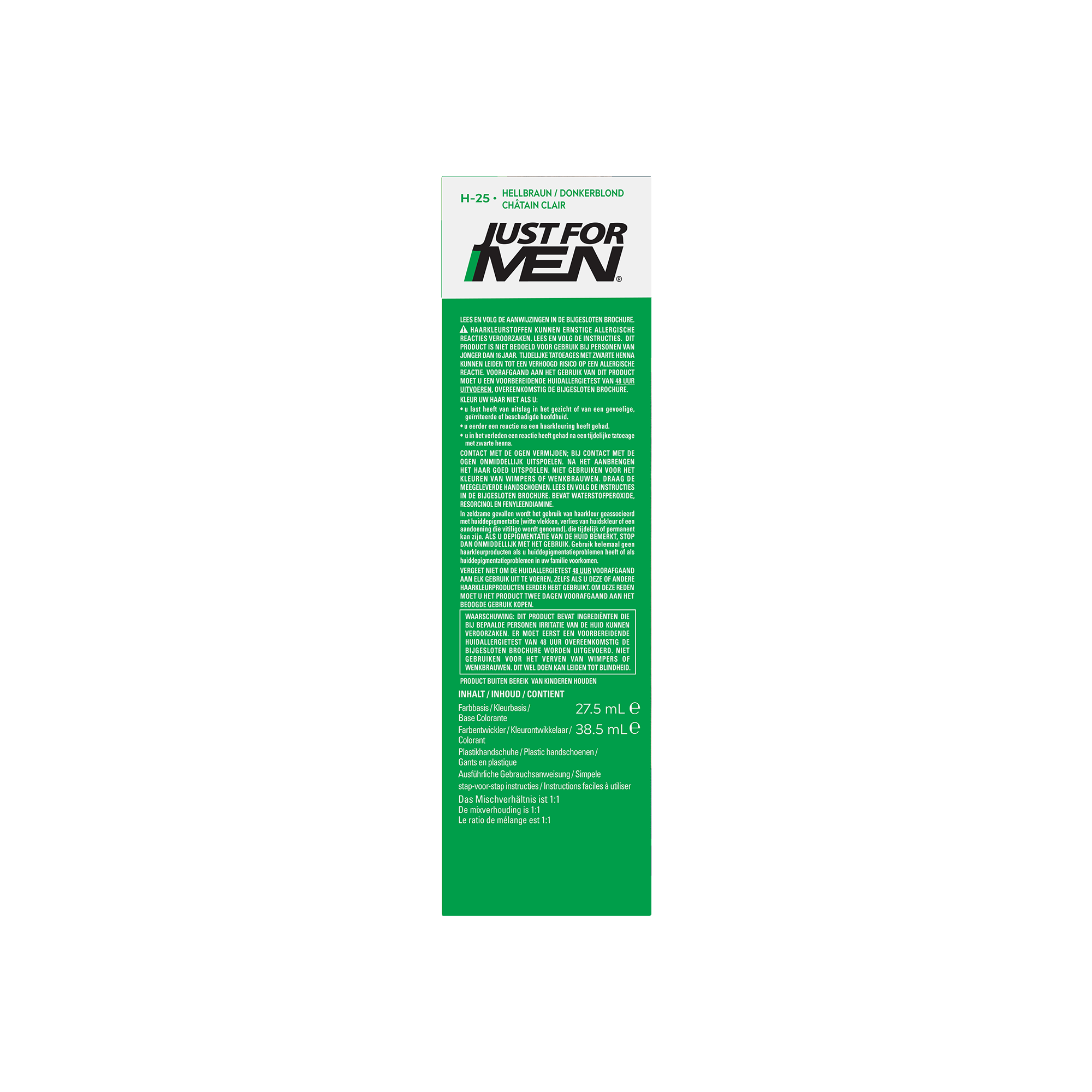 Just For Men Donker blond H25 voorheen blond 2 x 30ml 1 Set