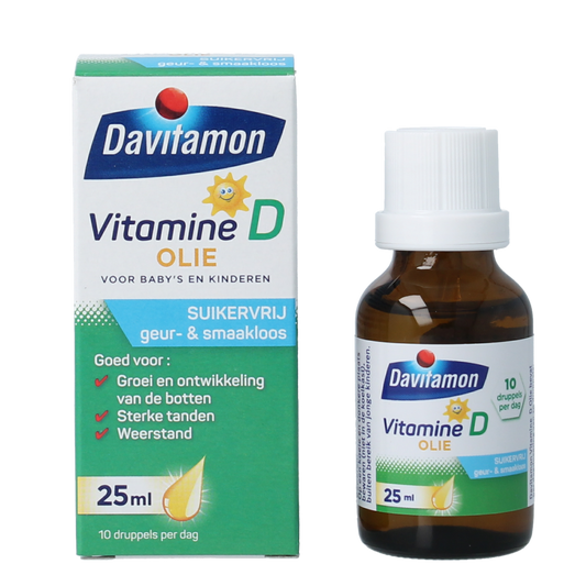 Davitamon Vitamine D olie 25.00 Milliliter