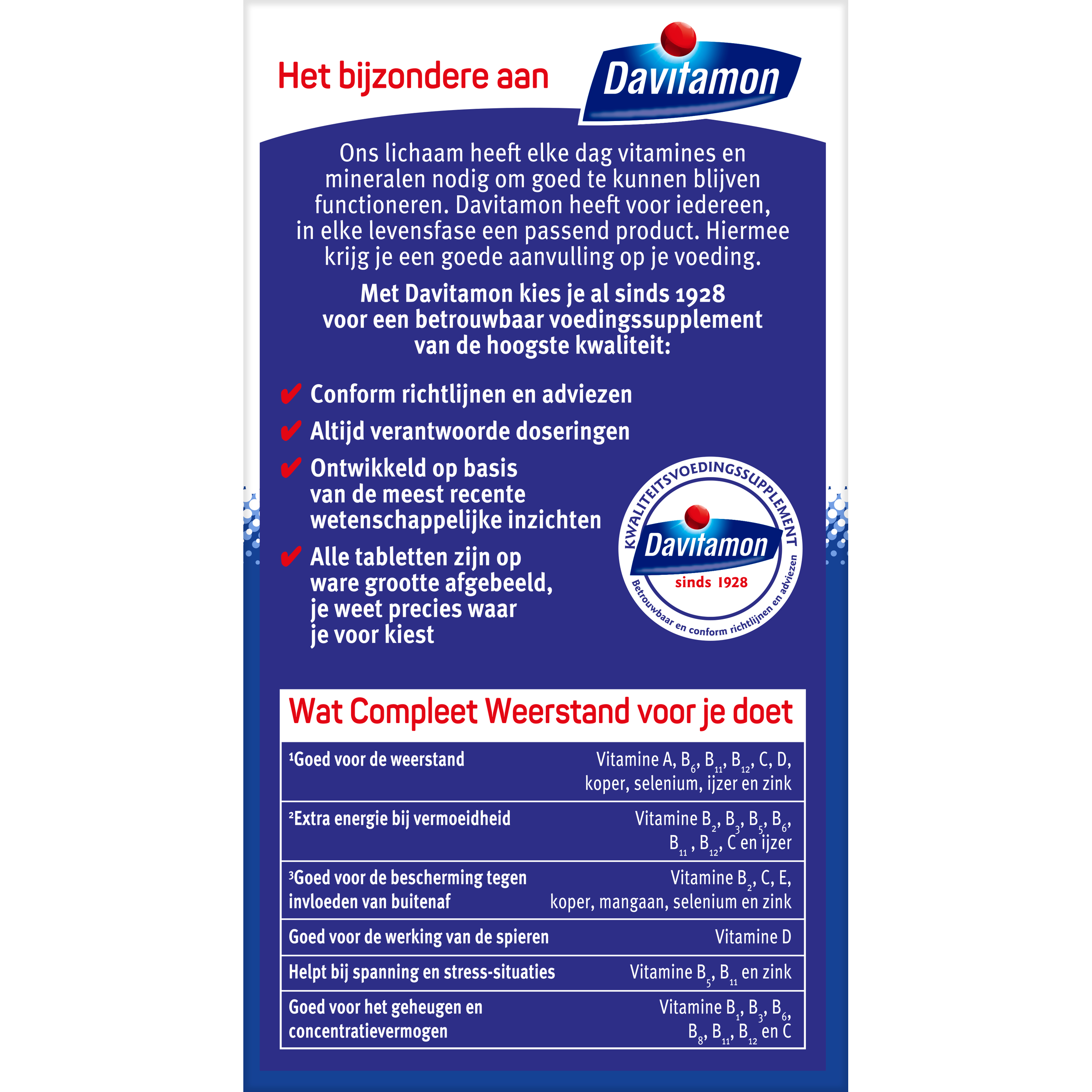 Davitamon Compleet weerstand kauwvitamines bosvruchten 60.00 Tabletten