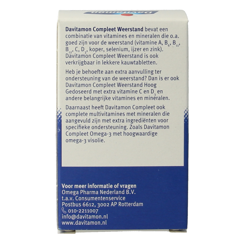 Davitamon Compleet weerstand 100 Dragees