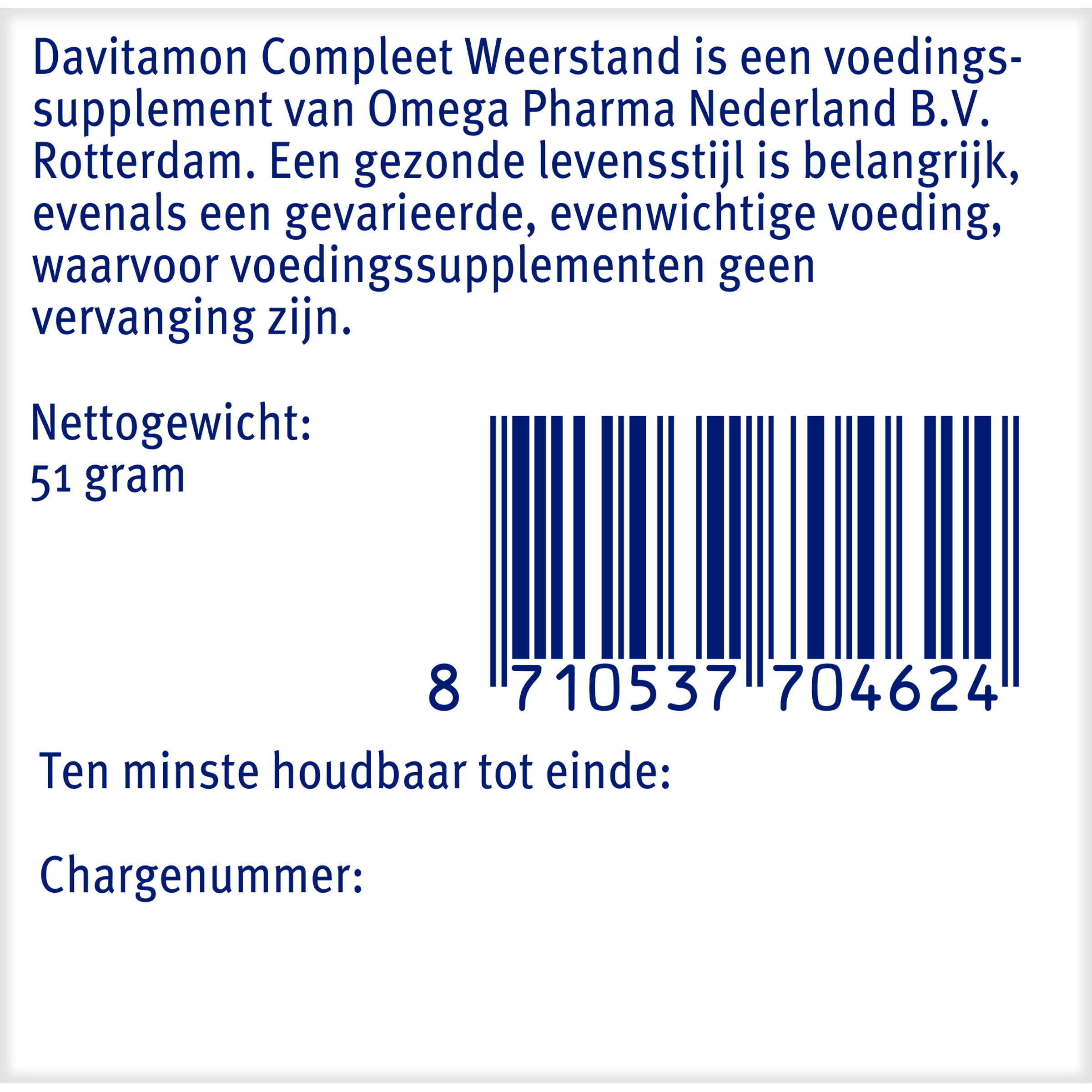 Davitamon Compleet weerstand 100.00 Dragees