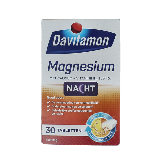 Davitamon Magnesium speciaal voor de nacht 30 Tabletten