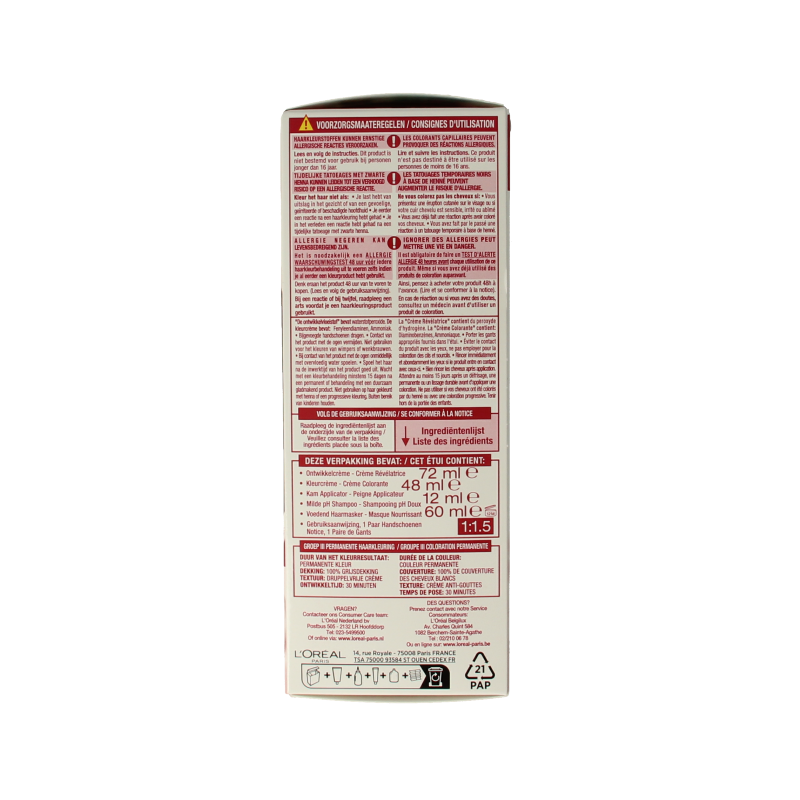 Excellence Excellence 5.5 licht mahoniebruin 1 Set