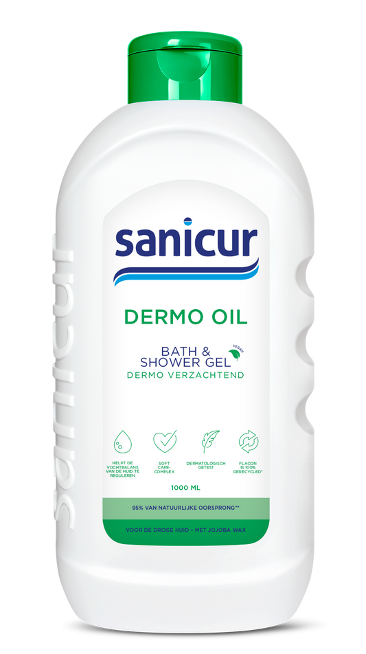 Sanicur Douchegel dermo olie 1 Liter