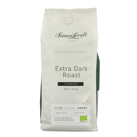 Simon Levelt Cafe N40 espresso extra dark roast bio 500.00 Gram