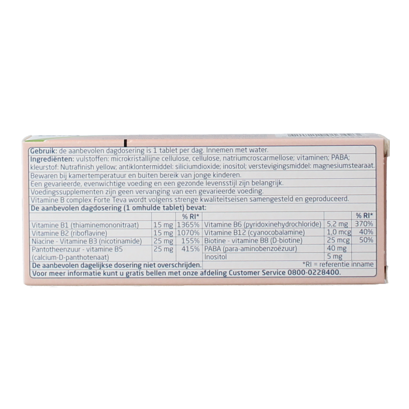 Teva Vitamine B complex forte 30 Tabletten