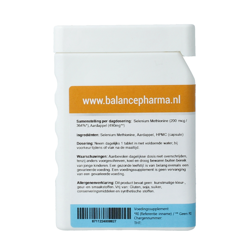 Balancepharma Supplements 43 Selenium methionine 90 Vegetarische capsules