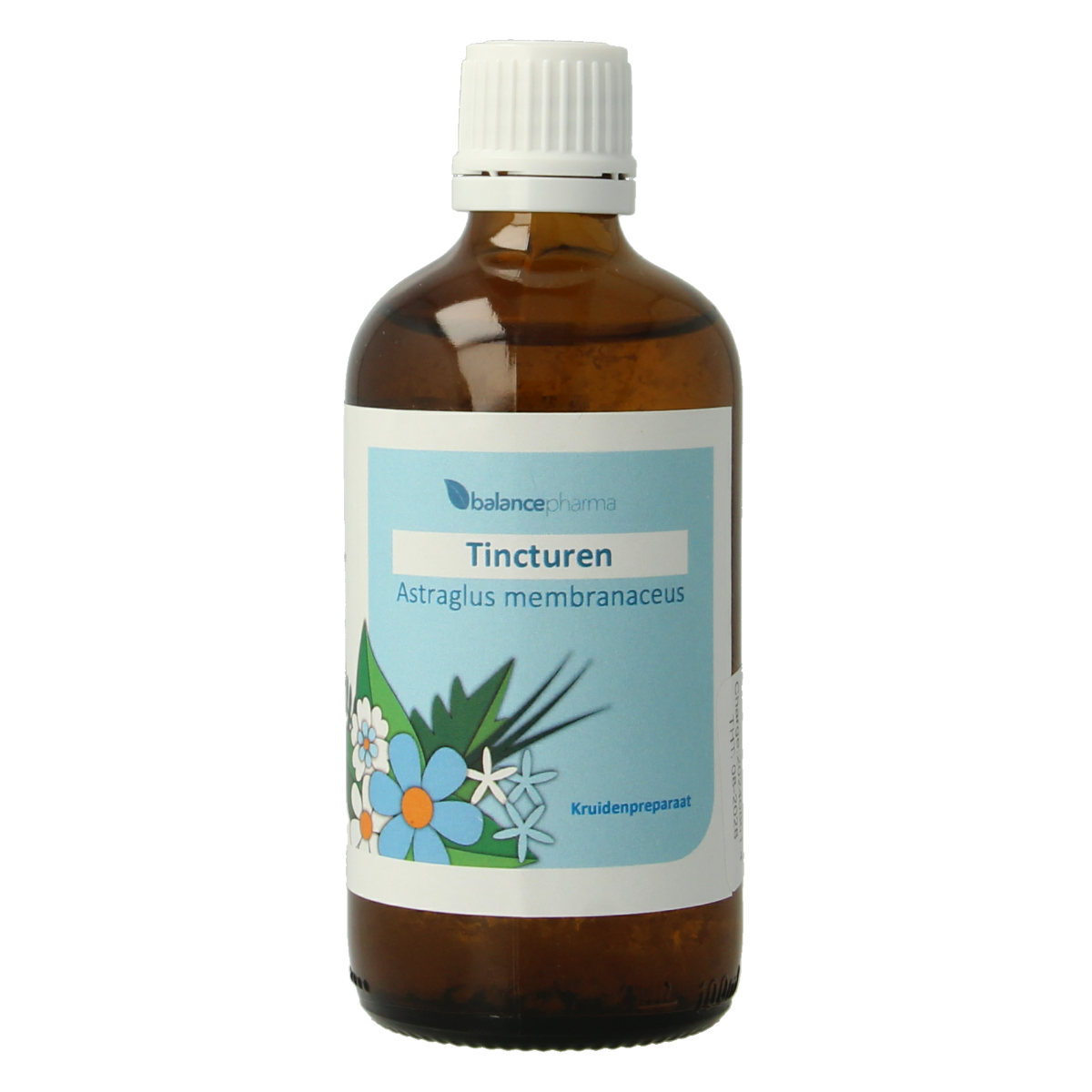 Balancepharma Astragalus membranaceus tincture in a 100ml bottle, herbal supplement from Balancepharma for immune support.