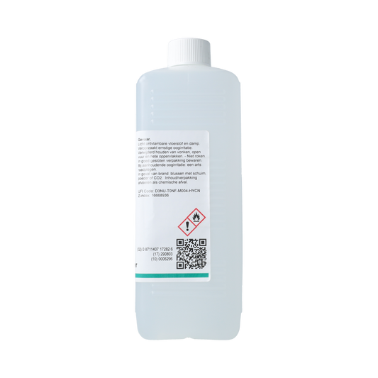 Orphi hand sanitizer 1-liter bottle with clear label, hand skincare product for disinfecting and hand hygiene.