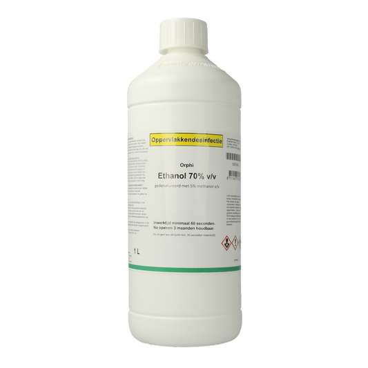 Orphi Ethanol 70% v/v 5% methanol 1.00 Liter