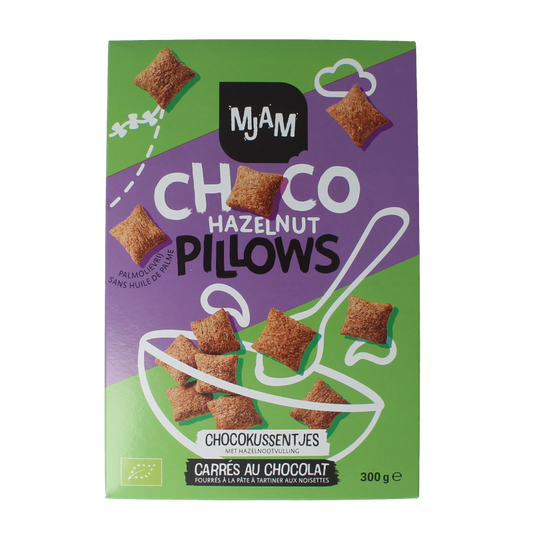 Mjam Choco pillows hazelnut bio 300 Gram
