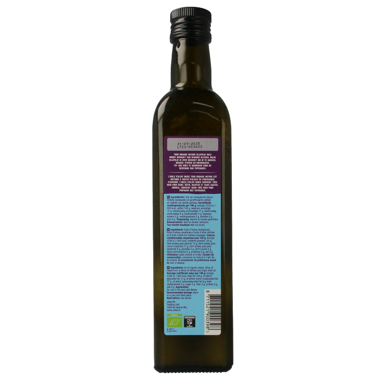 Your Organic Nature Olijfolie mild bio 500 Milliliter