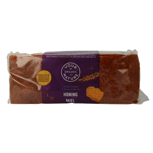 Your Organic Nature Ontbijtkoek honing - rogge bio 400 Gram