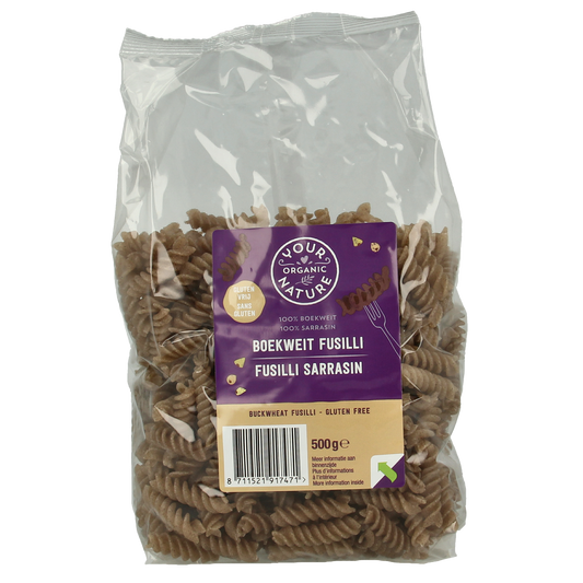 Your Organic Nature Boekweit pasta glutenvrij bio 500.00 Gram