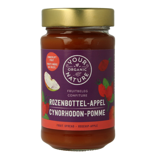 Your Organic Nature Fruit beleg rozenbottel bio 250.00 Gram