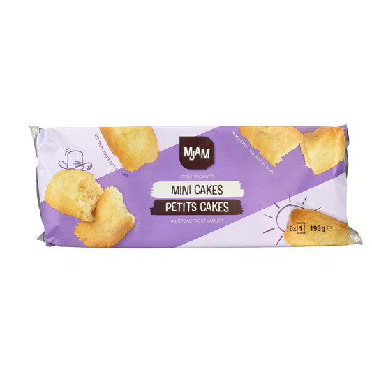 Mjam Mini cakes naturel bio 198.00 Gram