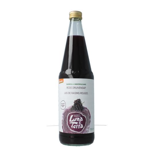 Luna E Terra Druivensap rood bio 700 Milliliter