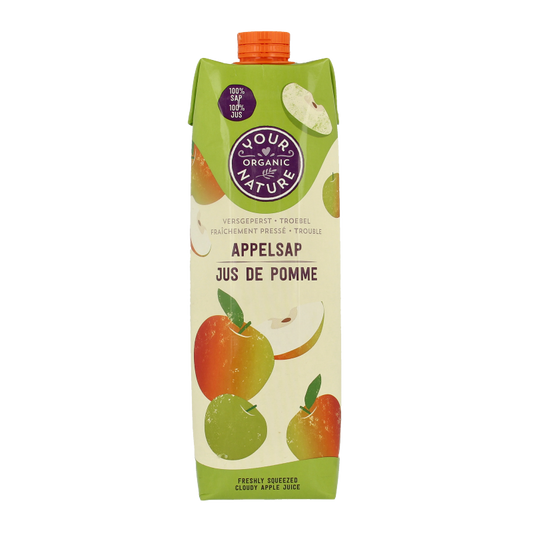 Your Organic Nature Appelsap vers geperst bio 1 Liter