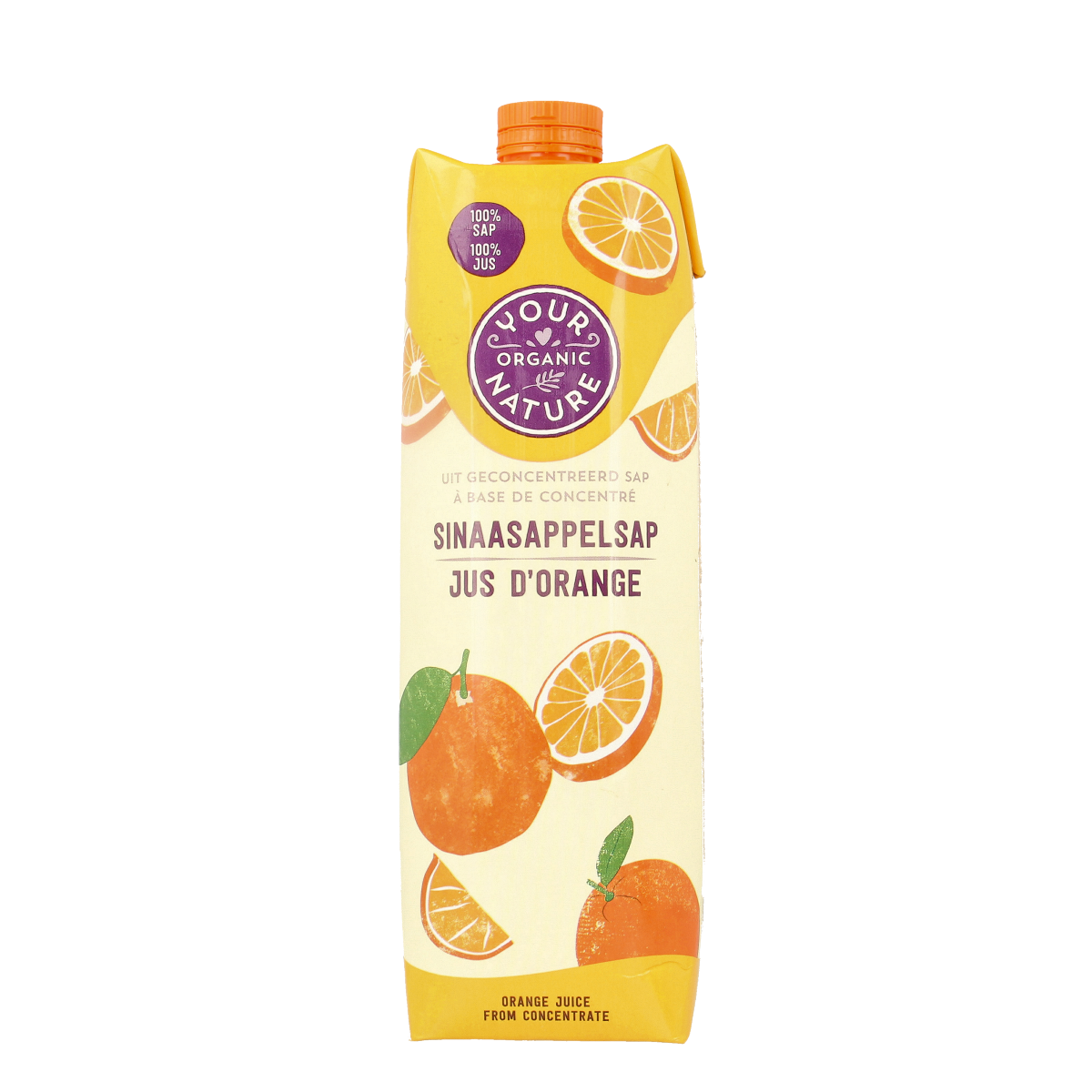 Your Organic Nature Sinaasappelsap bio 1.00 Liter