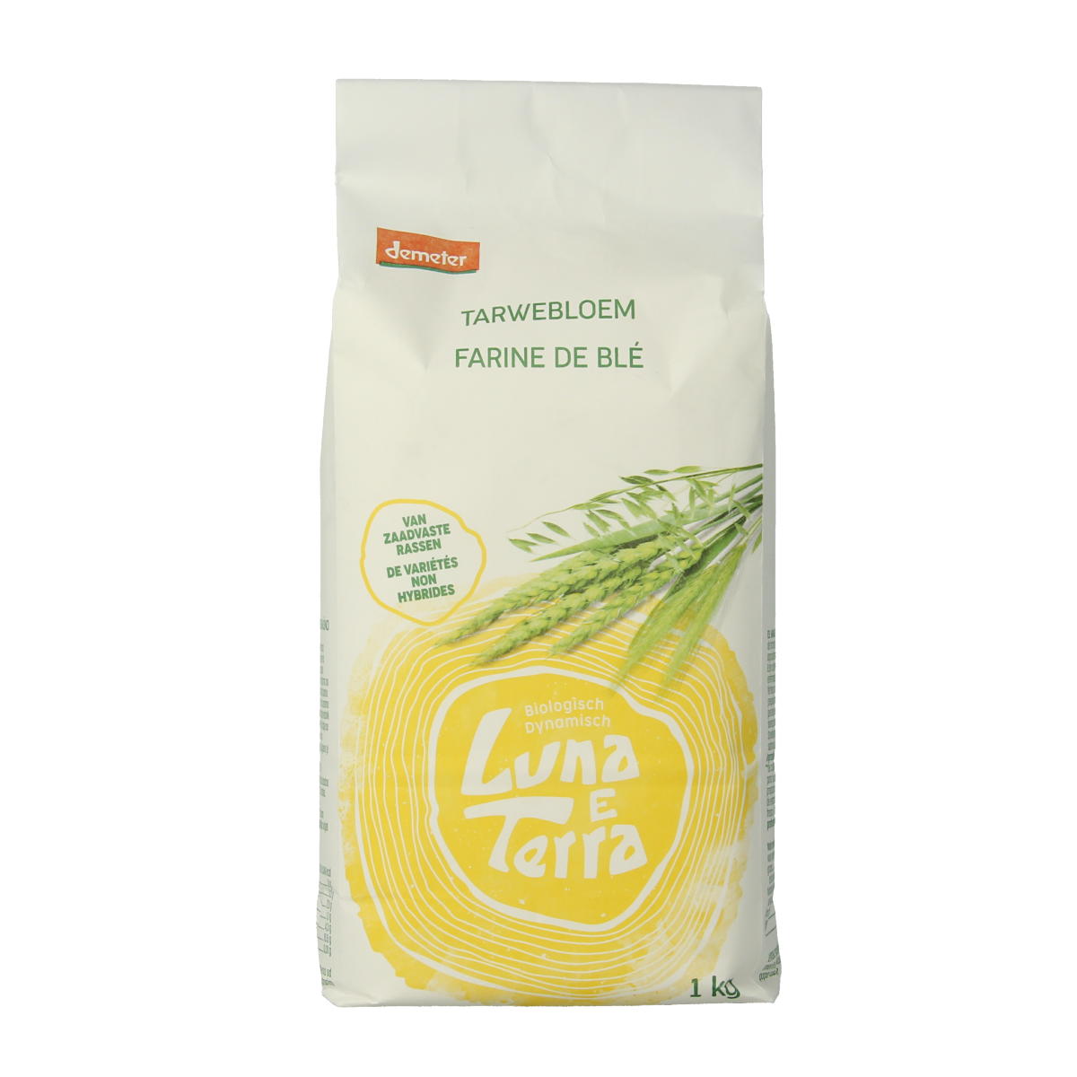 Luna E Terra Tarwebloem demeter bio 1.00 Kilogram