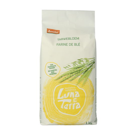 Luna E Terra Tarwebloem demeter bio 1.00 Kilogram