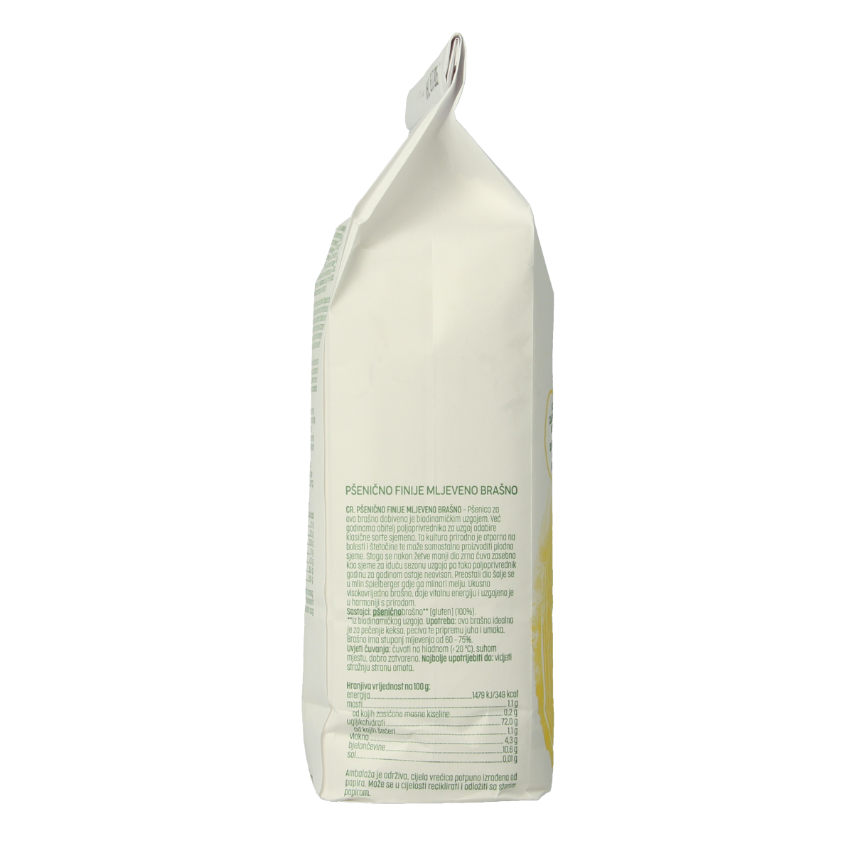 Luna E Terra Tarwebloem demeter bio 1.00 Kilogram