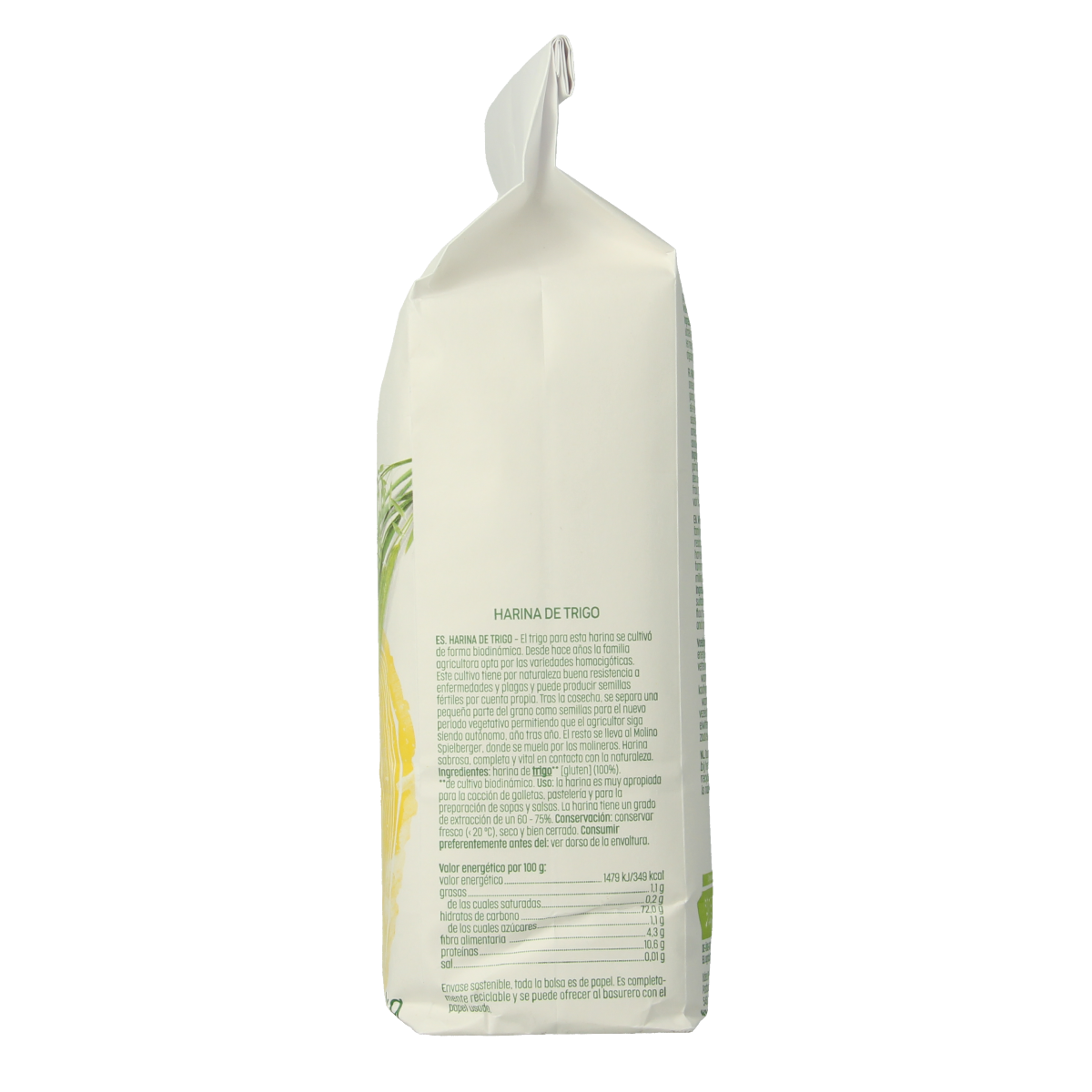 Luna E Terra Tarwebloem demeter bio 1.00 Kilogram