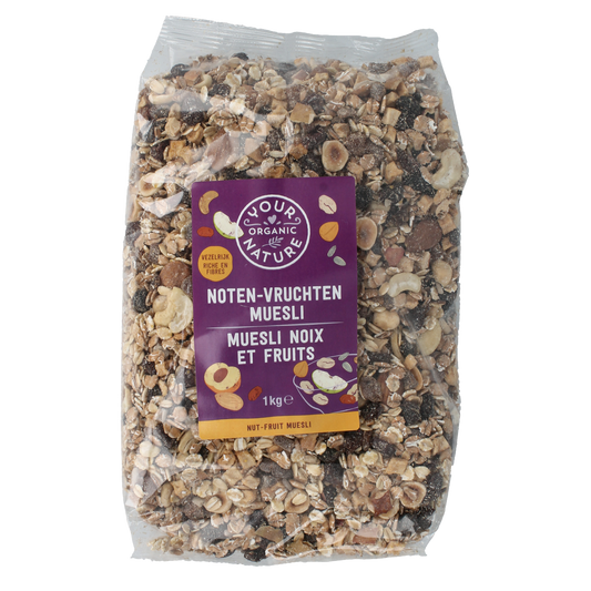 Your Organic Nature Muesli noten vruchten bio 1.00 Kilogram