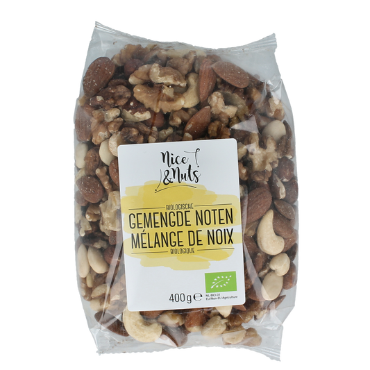 Nice & Nuts Gemengde noten bio 400.00 Gram