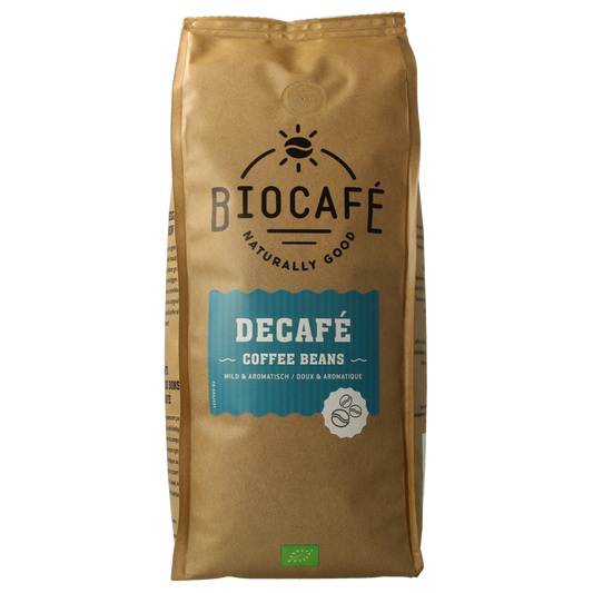 Biocafe Koffiebonen decafe bio 500.00 Gram