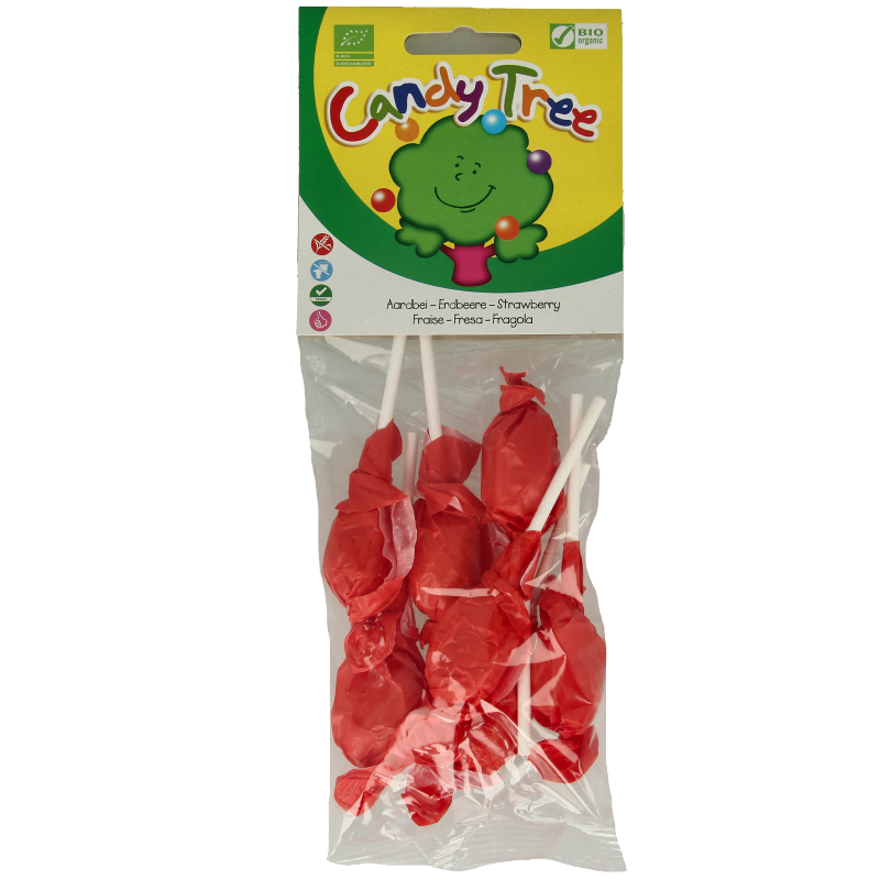 Candy Tree Aardbeiknotsen bio 7 Stuks