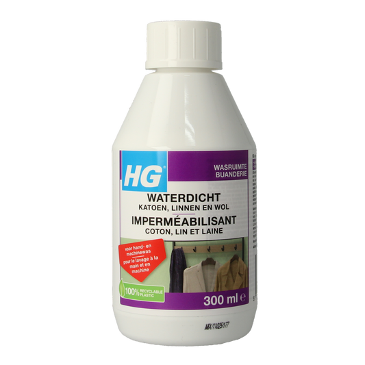 HG Waterdicht katoen linnen wol 300.00 Milliliter