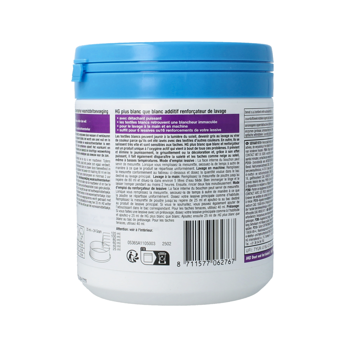 HG Witter dan wit waskrachtversterker 400.00 Gram