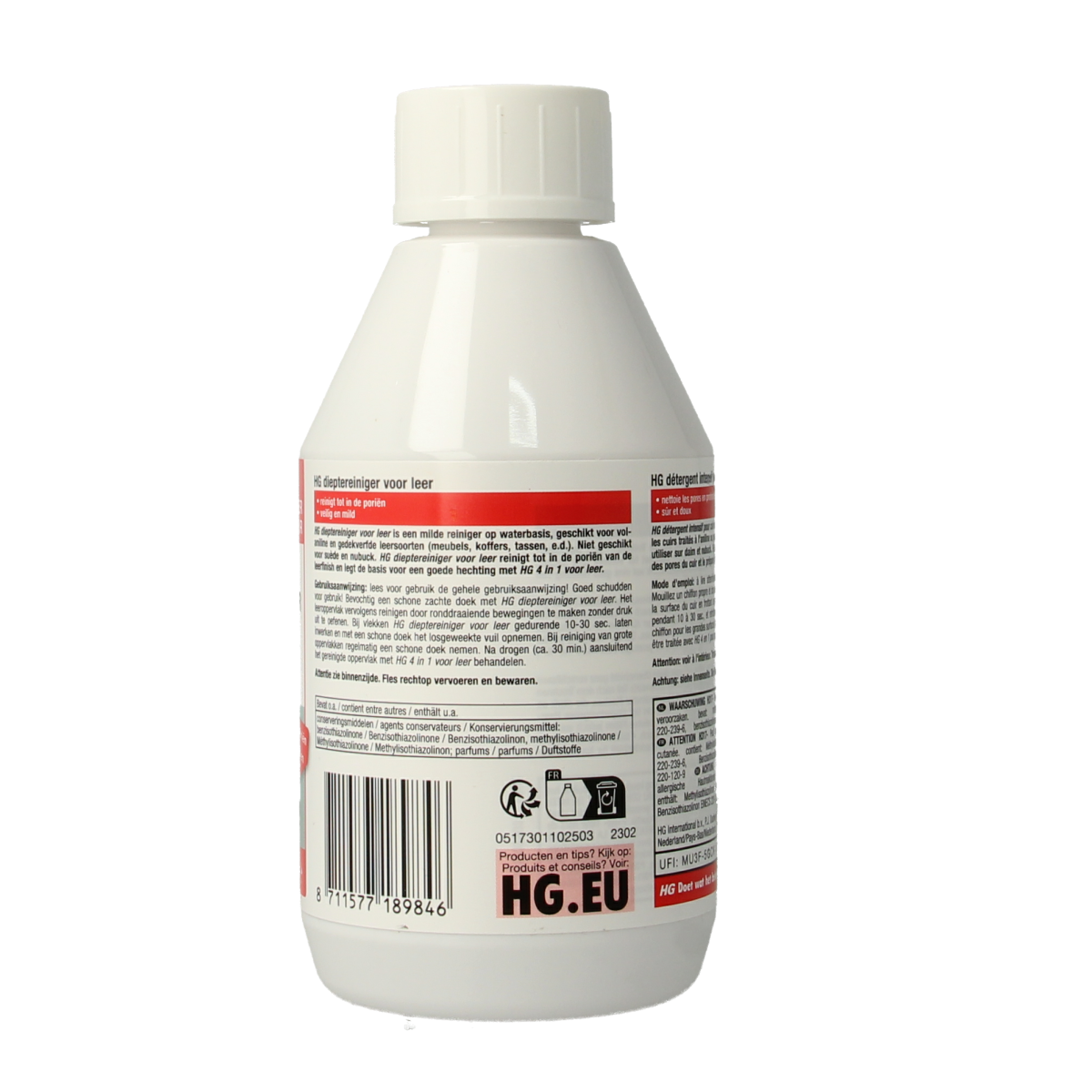 HG Dieptereiniger voor leer 250.00 Milliliter