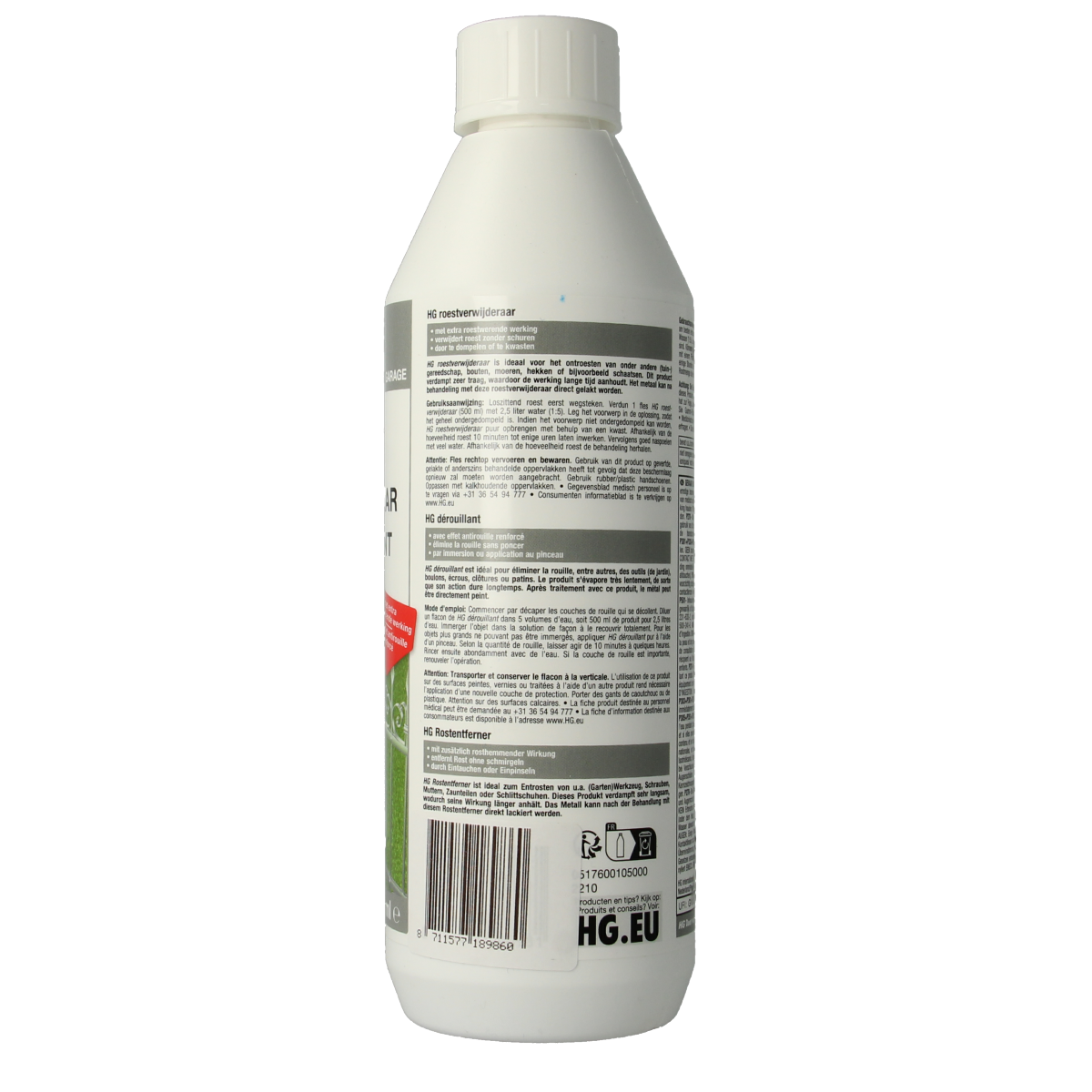 HG Roest verwijderaar 500.00 Milliliter