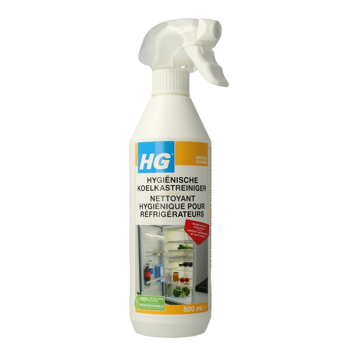HG Hygienische koelkast reiniger 500.00 Milliliter