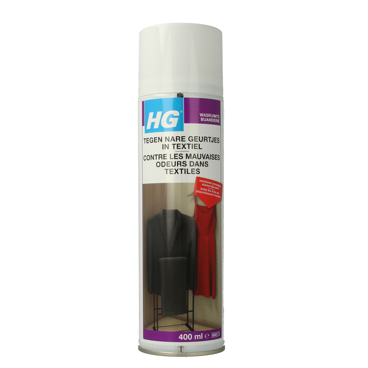 HG Tegen nare geurtjes textiel 400.00 Milliliter