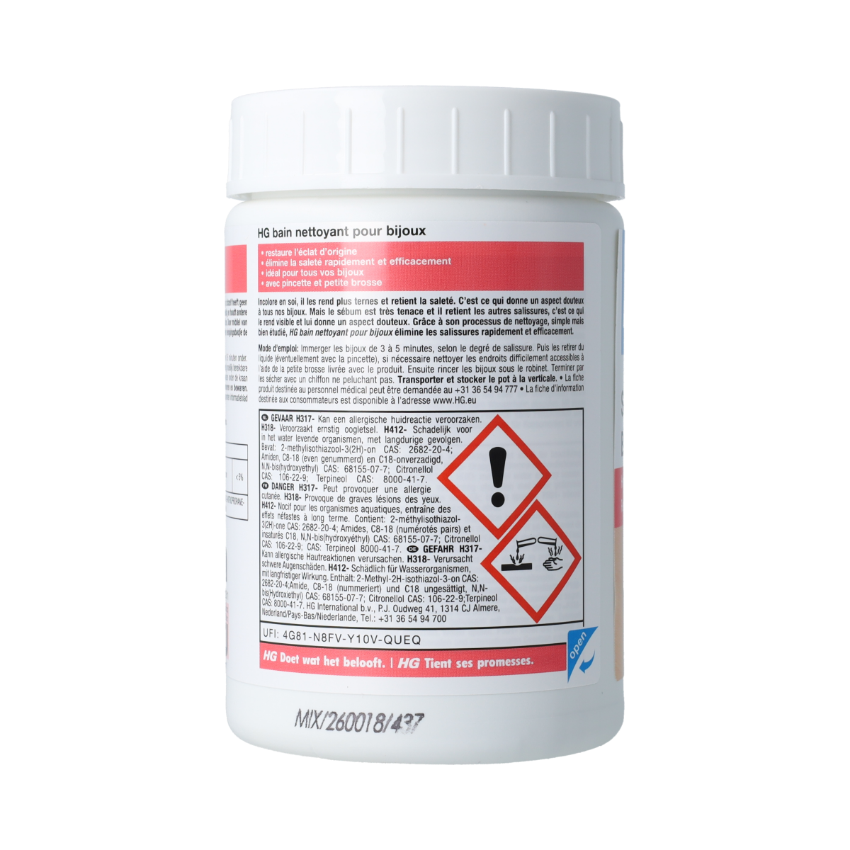 HG Sieraden reinigingsbad 300.00 Milliliter