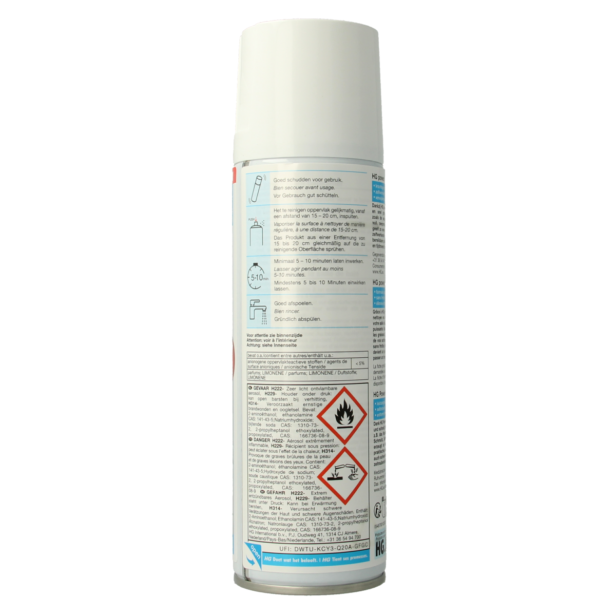 HG Power foam badkamer 300.00 Milliliter